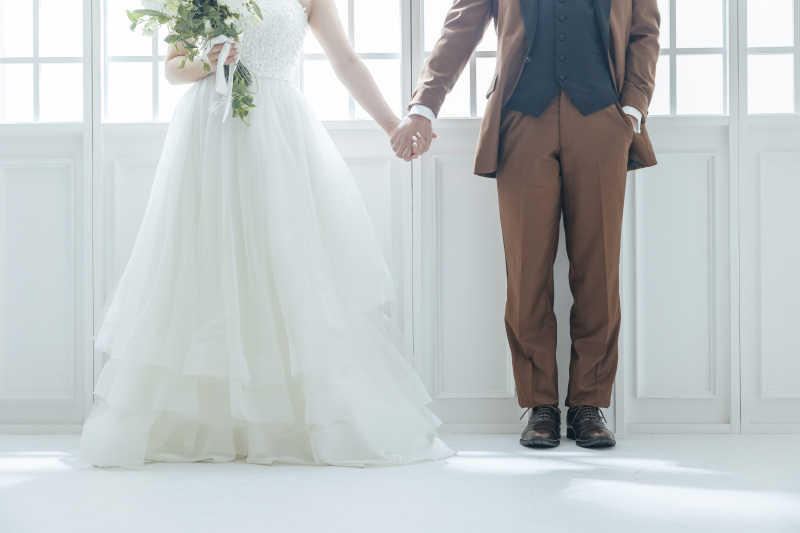 手繋ぎショット