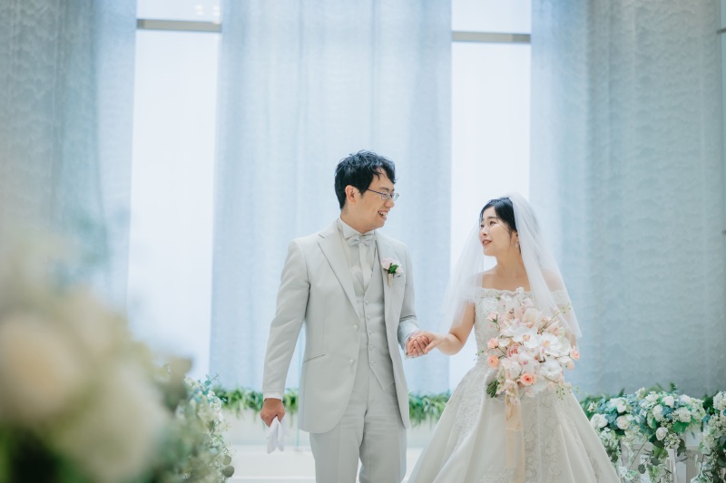 お話ししながら