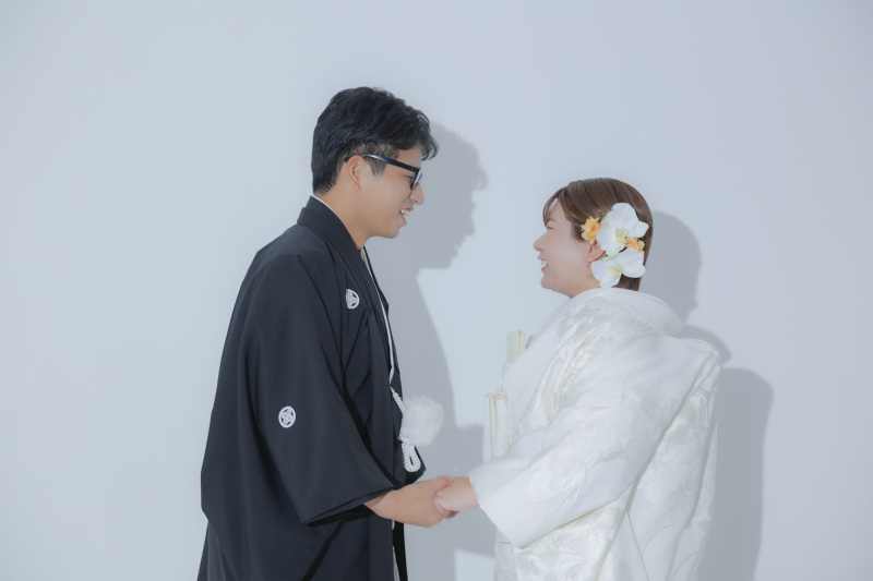 笑顔のショット