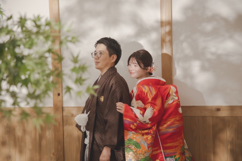 和装にチェンジ