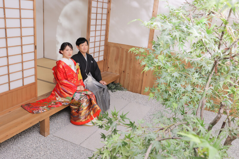 屋内庭園撮影スタート！