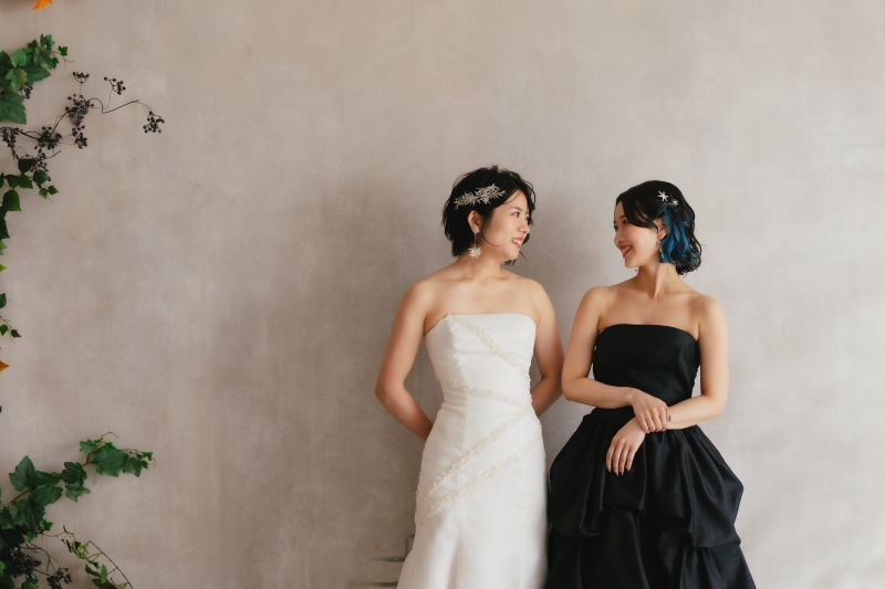 見つめ合うふたり