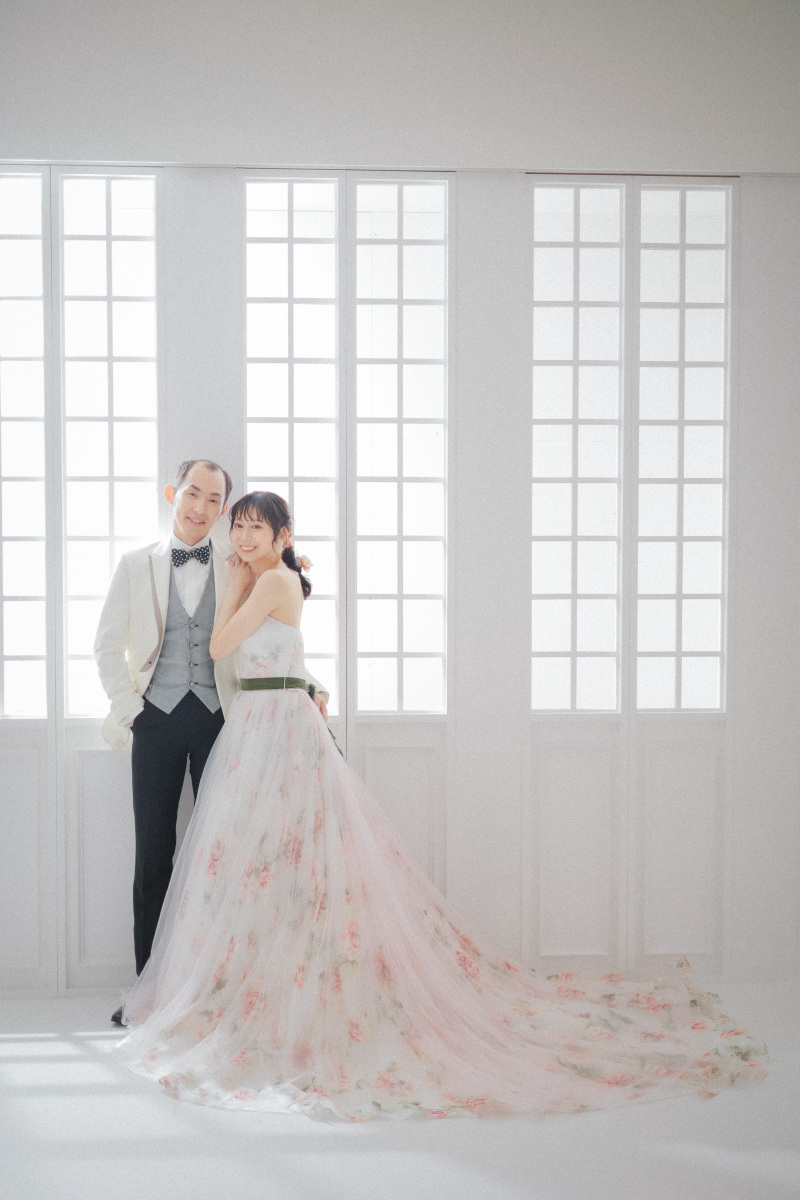 お花のドレスと