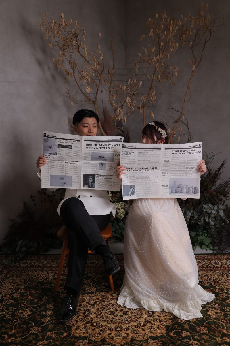 おしゃれな英字新聞と