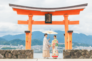 世界遺産の島「宮島」で叶えるフォトウェディング