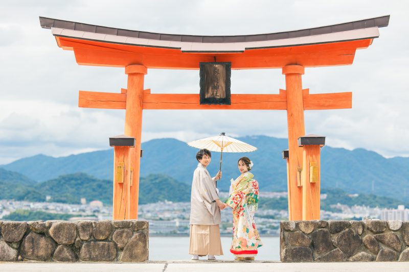 世界遺産の島「宮島」で叶えるフォトウェディング
