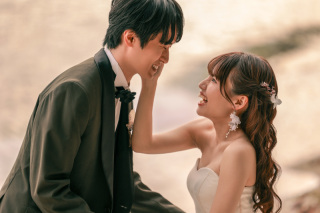 元宇品海岸と屋内庭園で。