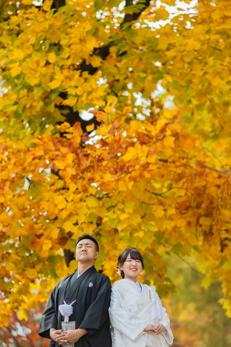 和装で迎える晴れの日