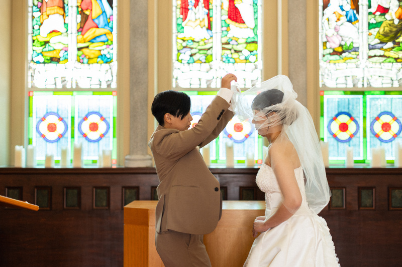 ベールアップの瞬間♡