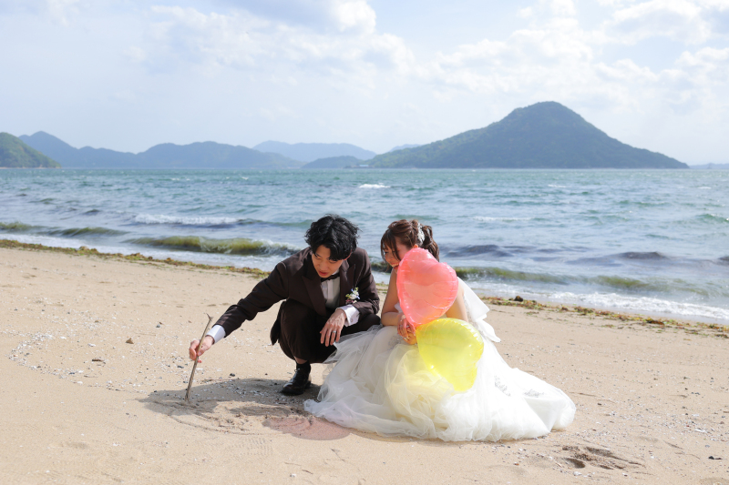 キラキラ輝く元宇品海岸