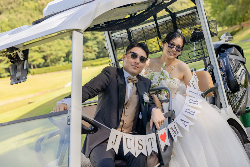 最後はサングラスをかけておしゃれに