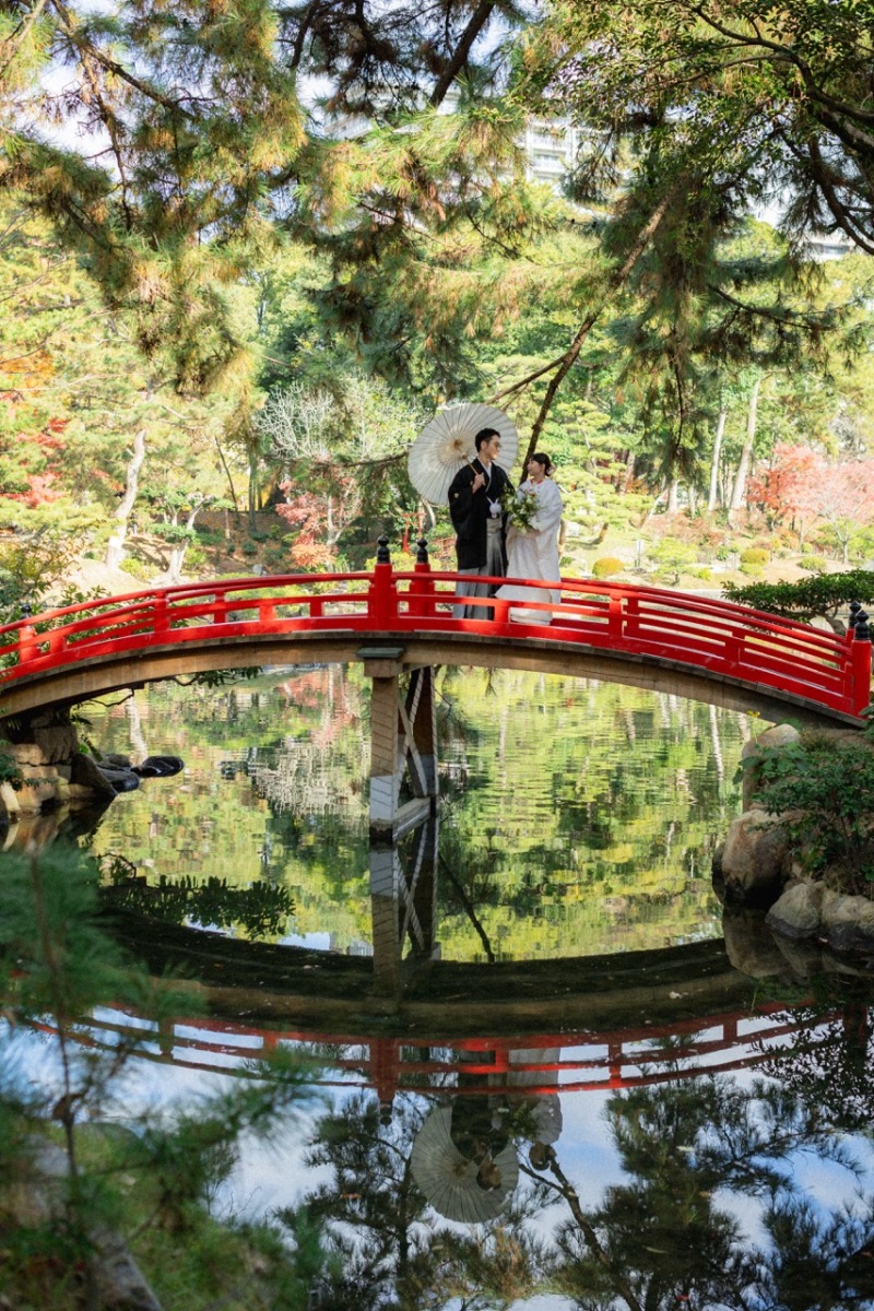 美しい観欄橋で