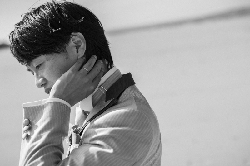 新郎様のソロショット