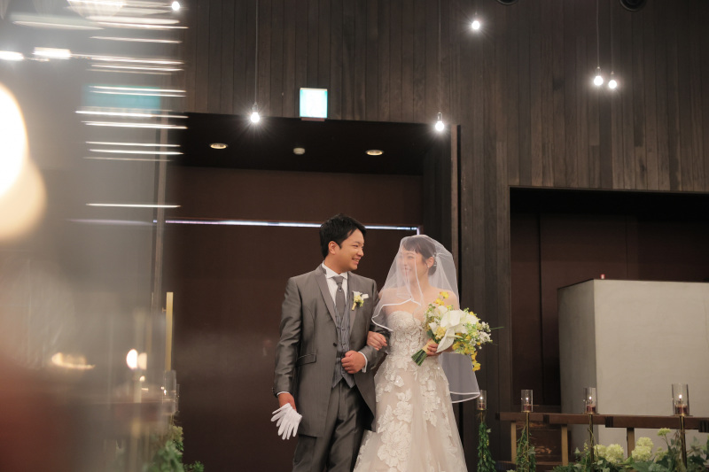 新郎新婦 入場