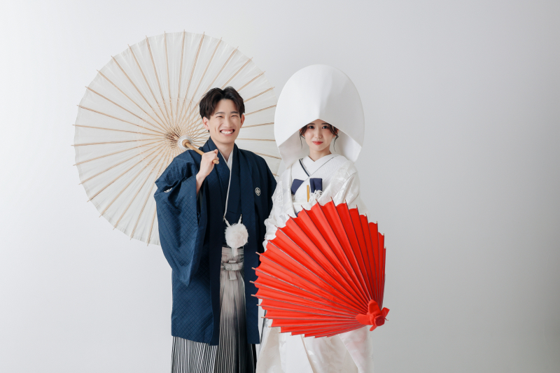 番傘も持って