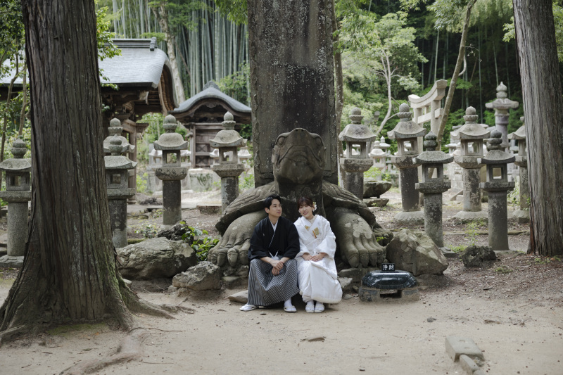 月照寺で