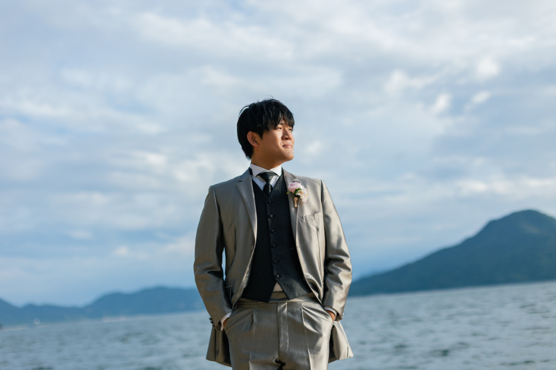 新郎様のソロショット