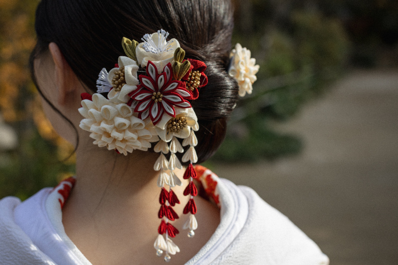 つるっとシニヨン。