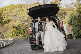 スポットを巡りながら