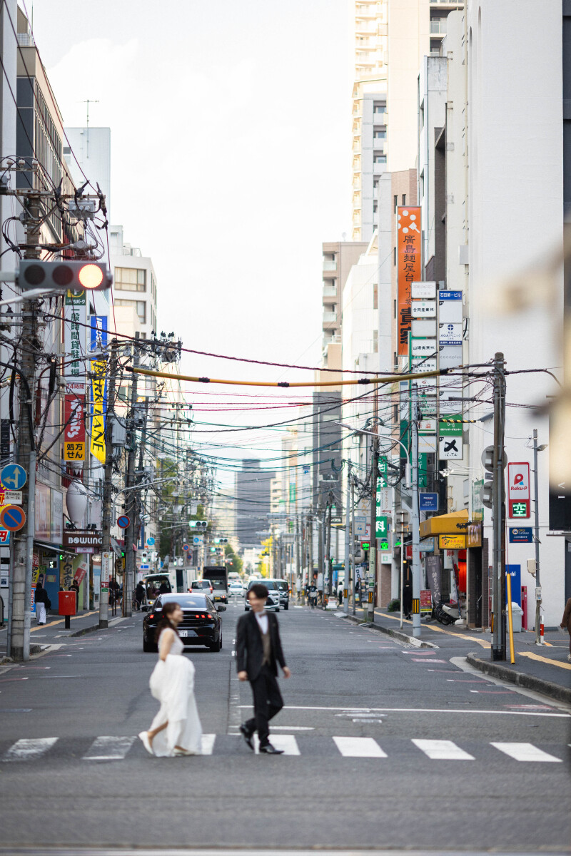 広島の街で散歩しながら撮影!!