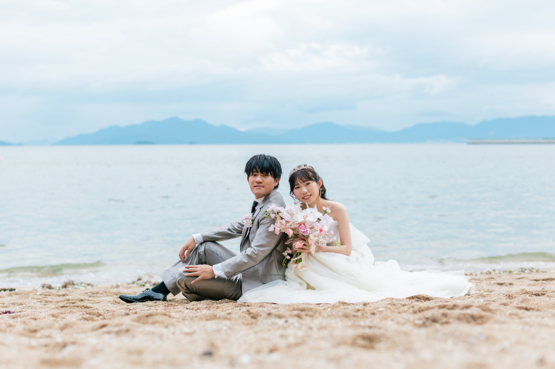 お座りショット