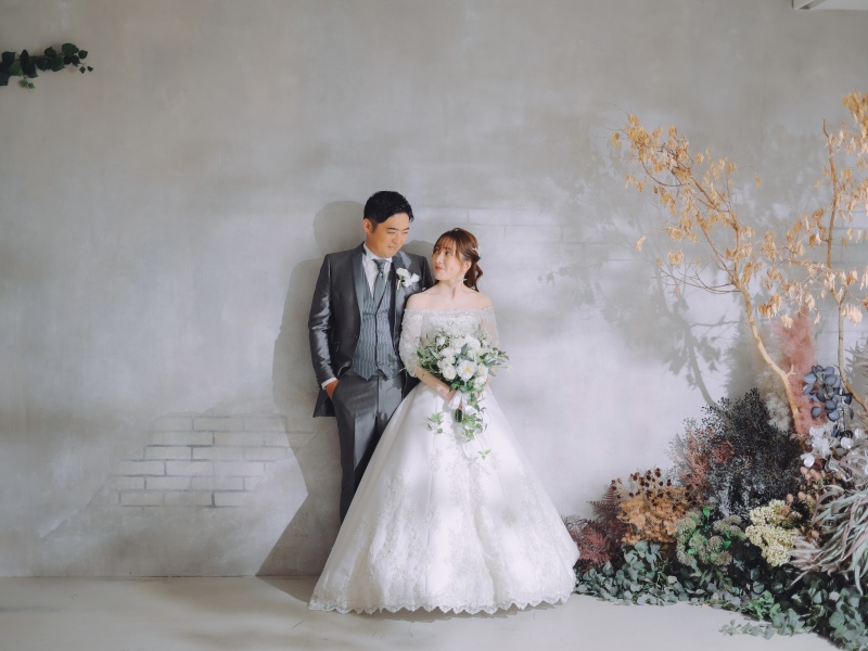 ドライフラワー背景