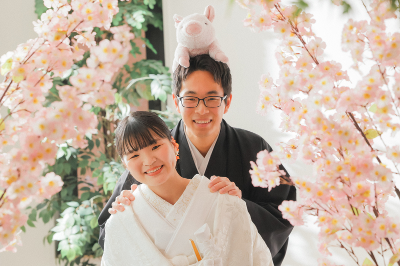 【春目前！！】桜に包まれた屋内庭園スタジオ