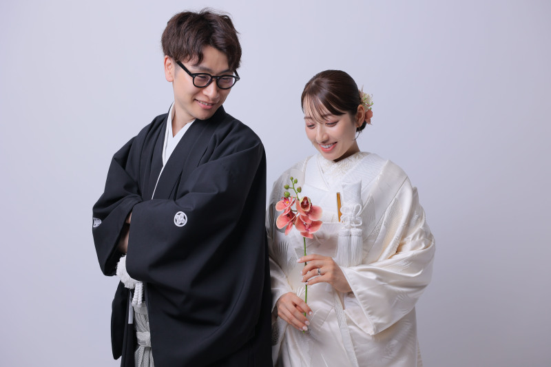 お持ち込みのお花を使って