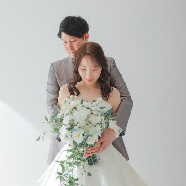 ブーケと一緒に