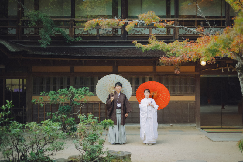 秋の宮島ロケーション