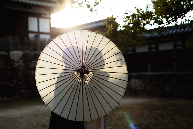 和傘と