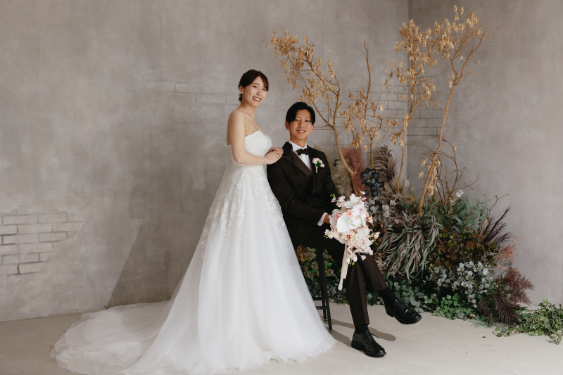 ドライフラワーと