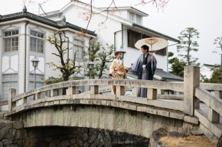 レトロな街並み岡山美観地区