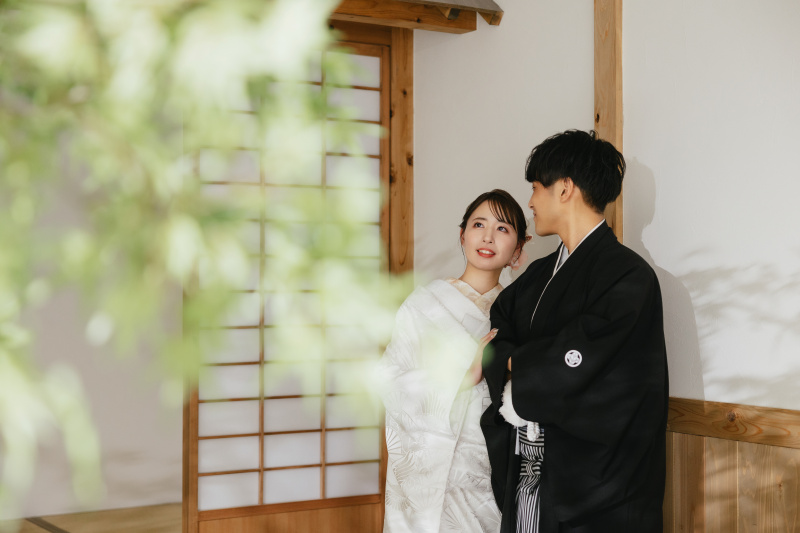 お二人寄り添って