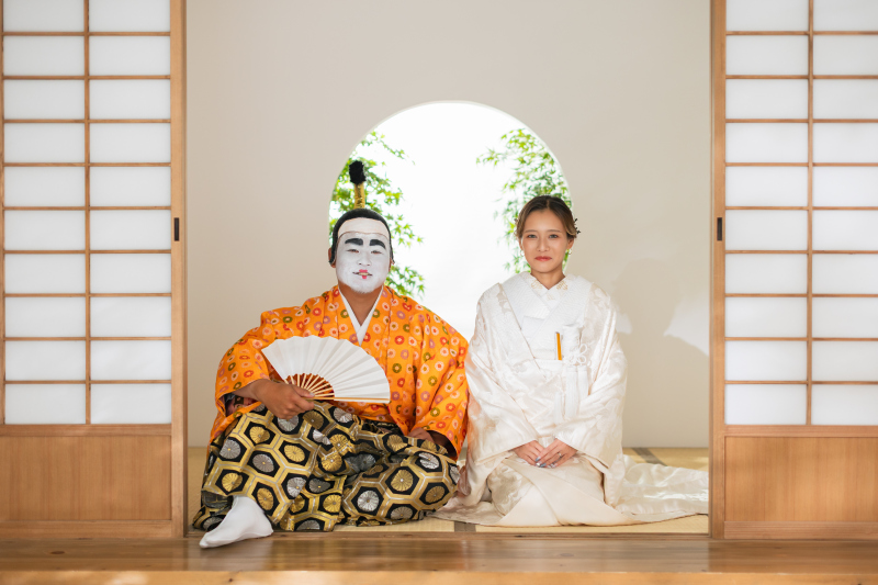 バカ殿でおふたりらしさを