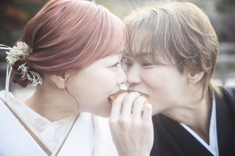 紅葉を感じながら