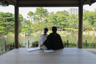 縮景園ロケーション