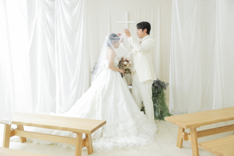 緊張のベールアップ