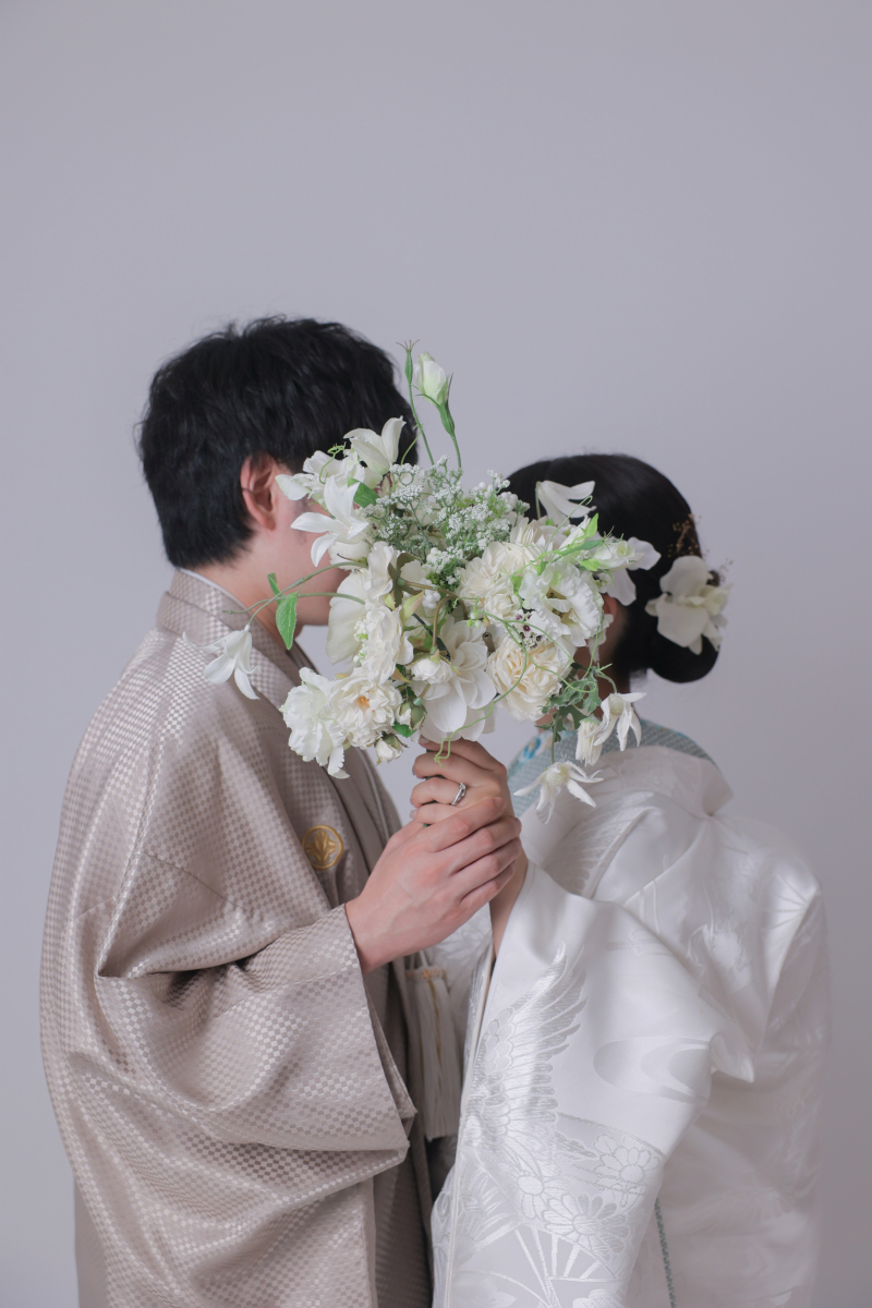 ブーケ越しの、、、