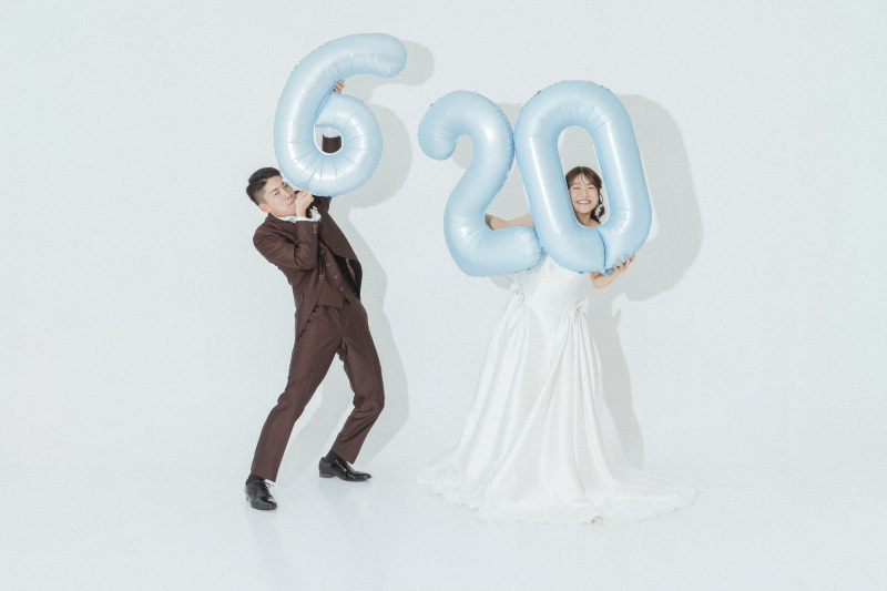 記念の日ならでは大きいバルーンと一緒に！