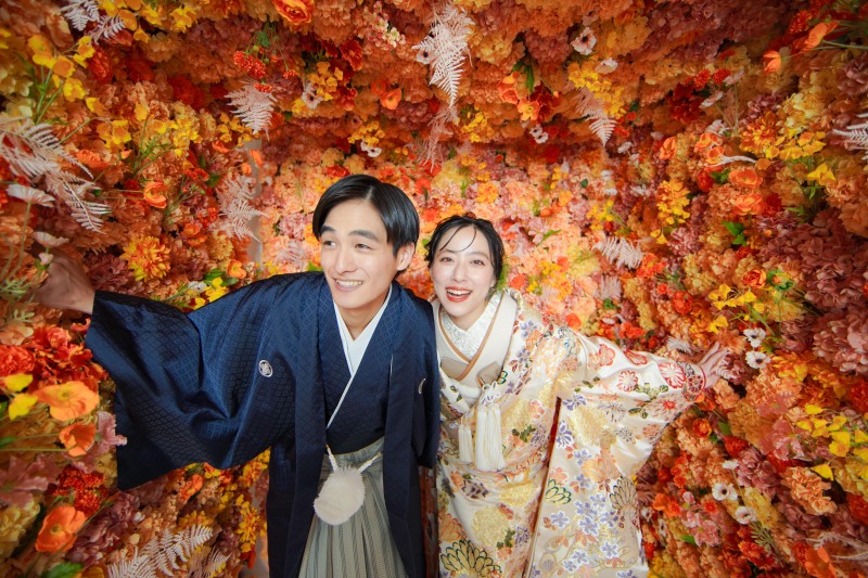 【和装も洋装もどっちも撮影出来る！♡】屋内庭園+洋装ハウススタジオプラン【基本料金+全データ美肌加工付き！】