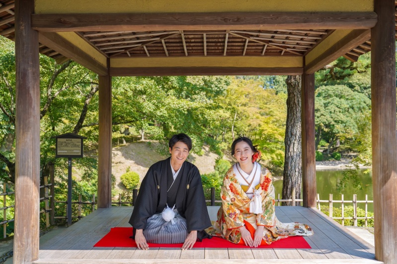 縮景園ロケーション