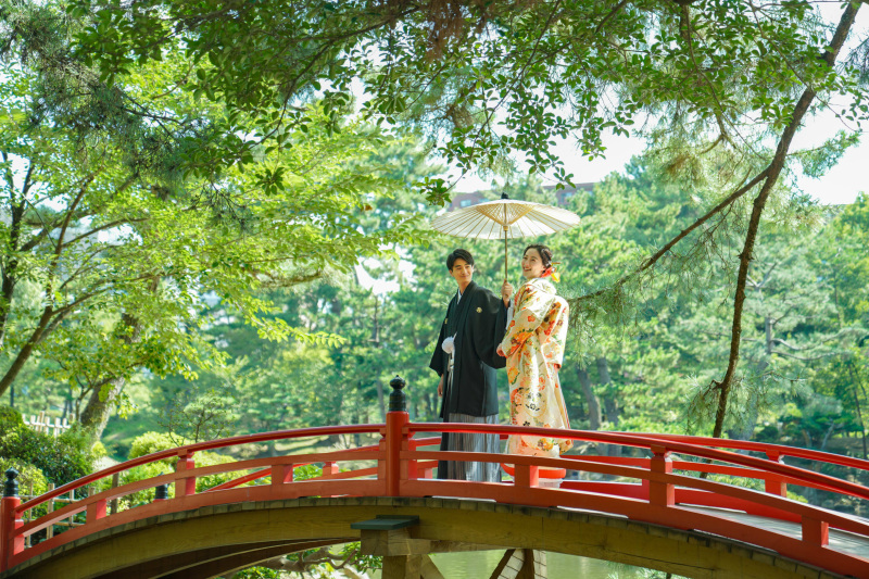 縮景園ロケーション