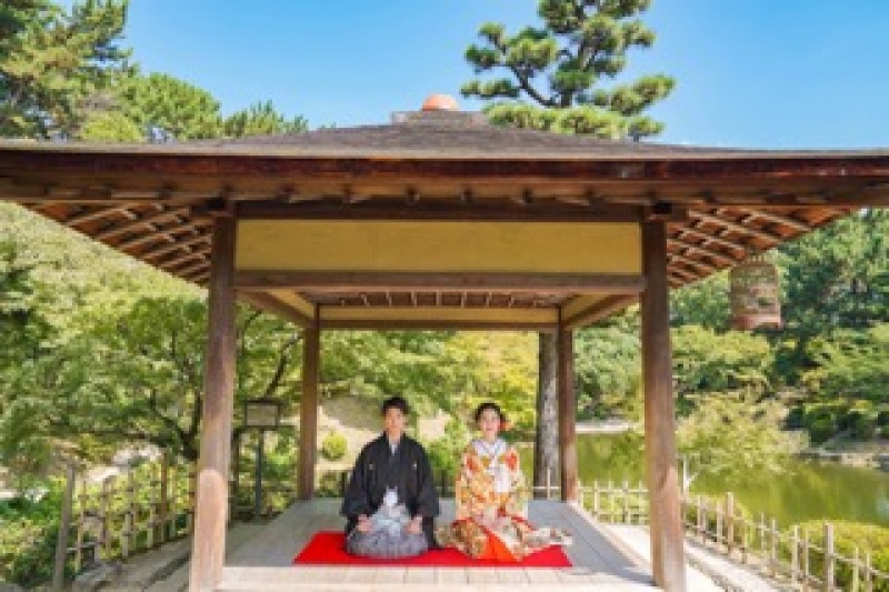 縮景園ロケーション＋洋装ハウススタジオ【全データ美肌加工付き！】