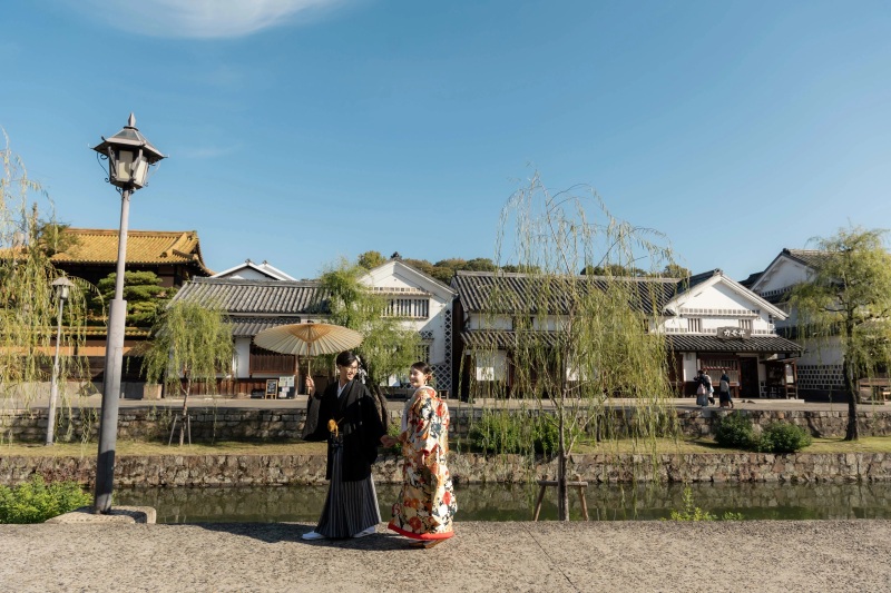 岡山・倉敷美観地区周遊ロケーション