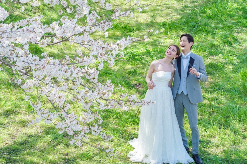 春シーズン限定　白竜湖桜ロケーション