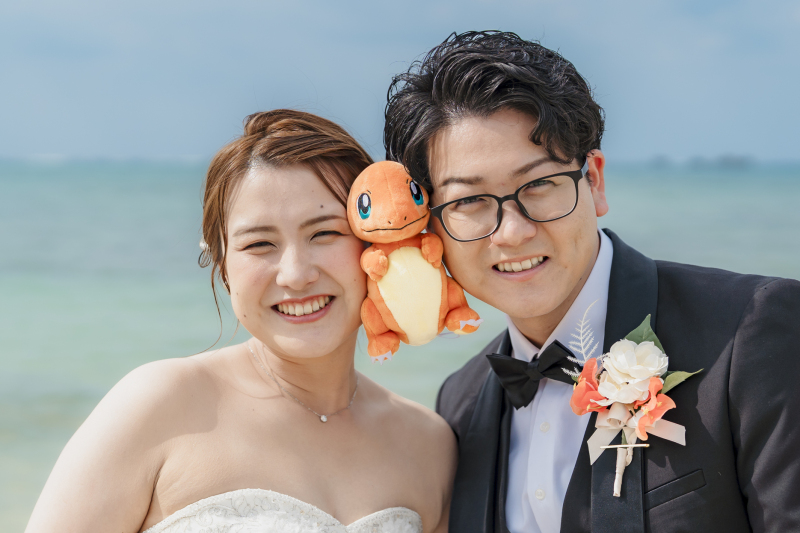 好きなキャラクターと一緒に撮影