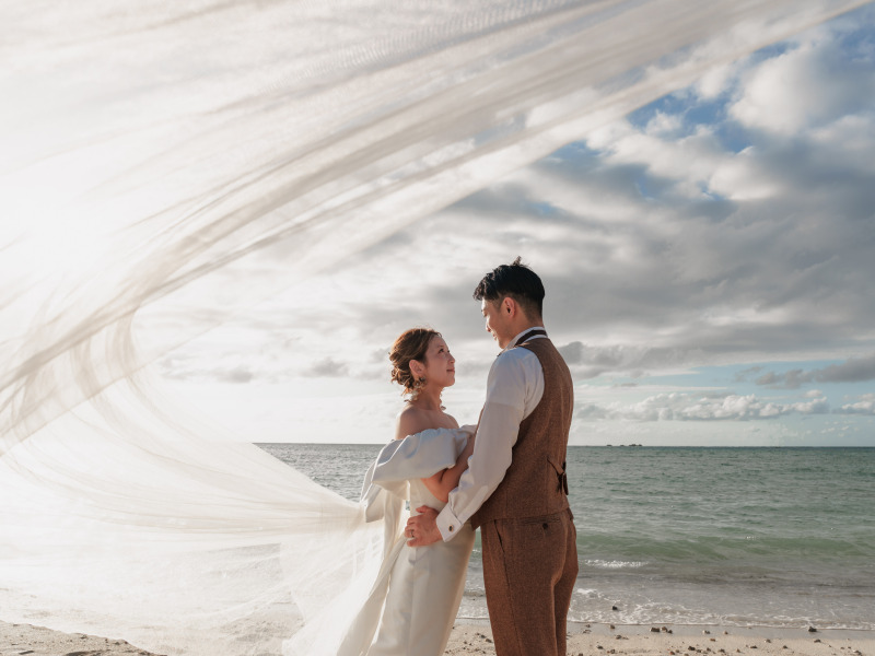 ロングベールを使用して撮影しました！