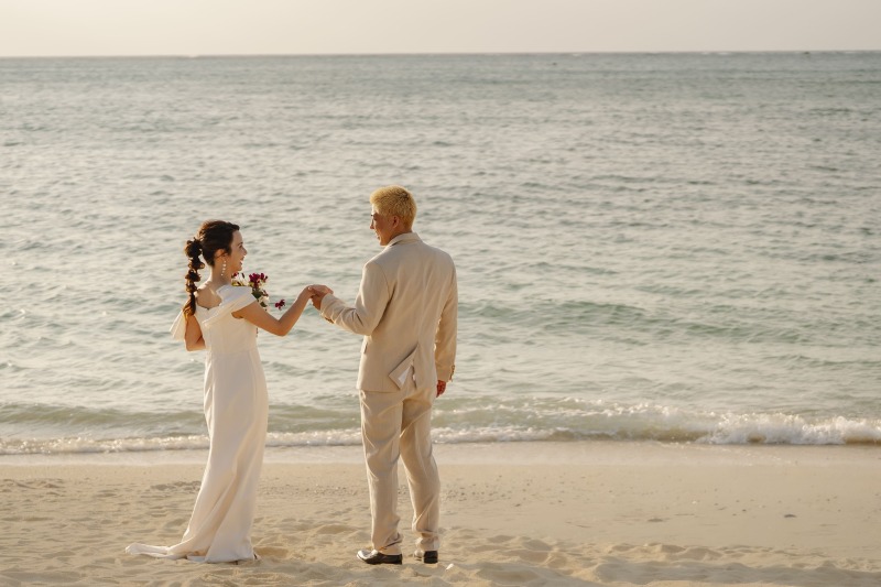 ビーチに移動しました♩