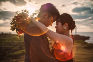 写真&動画（ドローン付き）プランのご夫婦♡